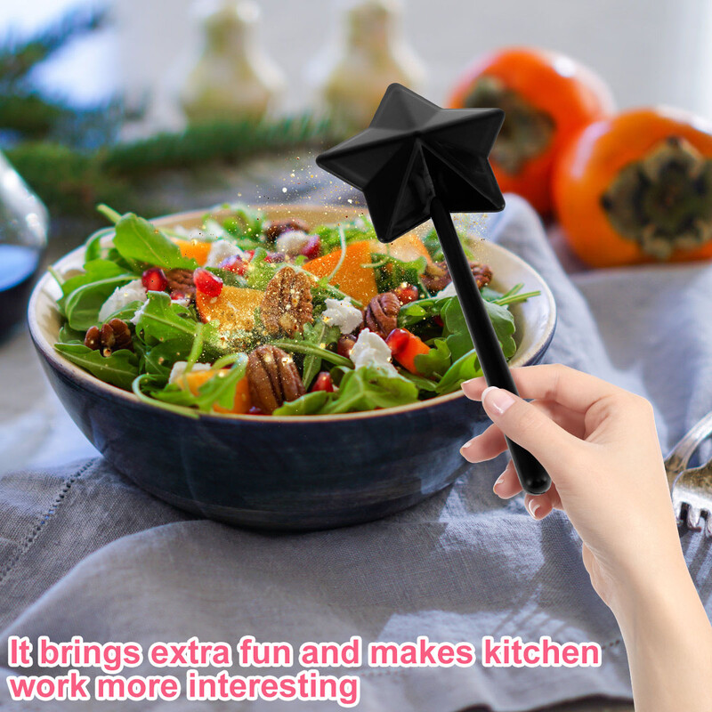 3 tk kaasaskantavad soolapipra loksutajad, korduvtäidetavad Magical Star Wand vürtside jaoturid maitseainešeiketi komplekt Köögi söögi grillitarbed