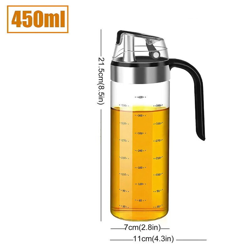 Maitseainepudeli jaotur Kastmepudel Klaasist säilituspudelid Vürtsiklaasiõli Pihusti Äädikas Loomingulised köögitööriistad