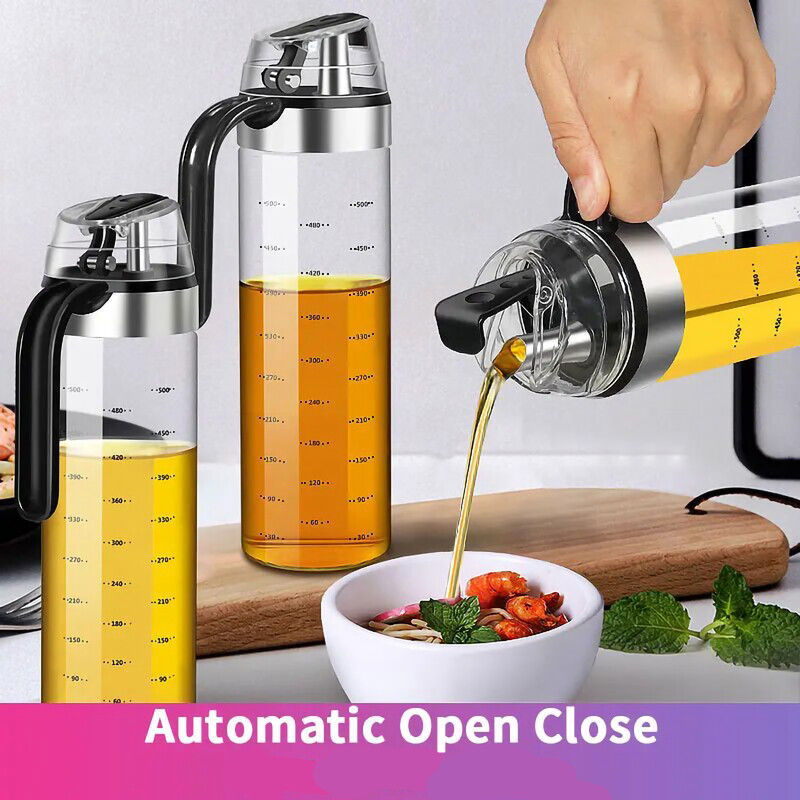 Maitseainepudeli jaotur Kastmepudel Klaasist säilituspudelid Vürtsiklaasiõli Pihusti Äädikas Loomingulised köögitööriistad