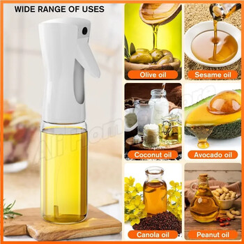 200/300/500ML Σπρέι για σπρέι ελαιόλαδου Oil Spray Kitchen Nebulizer Dispenser BBQ Cooking Olive Diffuser Airfryer Oil Sprayer