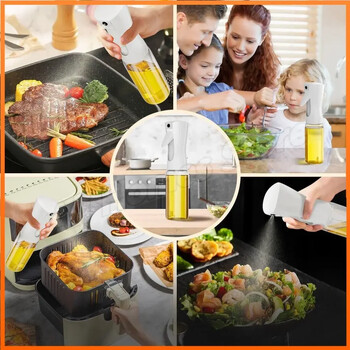 200/300/500ML Σπρέι για σπρέι ελαιόλαδου Oil Spray Kitchen Nebulizer Dispenser BBQ Cooking Olive Diffuser Airfryer Oil Sprayer