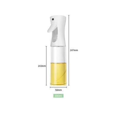 200/300/500 ml pihusti oliiviõli pihusti õlipihusti köögipihusti jaotur BBQ toiduvalmistamiseks oliiviõli difuusor Airfryeri õlipihusti