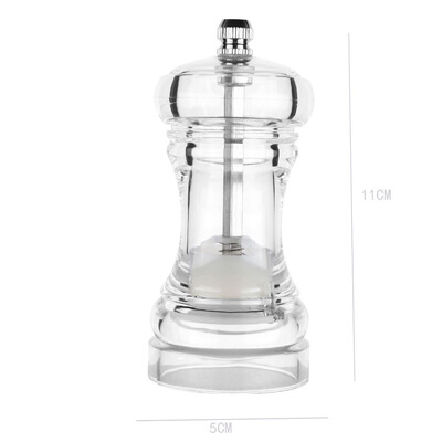 Pipraveski akrüülsoola ja pipra läbipaistev vürtsiseguti reguleeritav jämedus keraamilise rootori abil. Köögi toiduvalmistamise tarvik