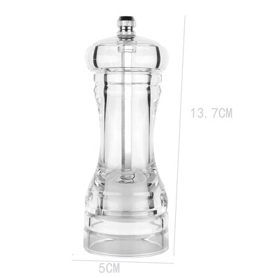 Pipraveski akrüülsoola ja pipra läbipaistev vürtsiseguti reguleeritav jämedus keraamilise rootori abil. Köögi toiduvalmistamise tarvik