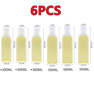 Naujas 6-1 vnt. 300 ml / 500 ml virtuvės aliejaus buteliuko dozatorius, purškiamas buteliukas, pagardas kepimui kečupas garstyčių actas alyvuogių aliejus