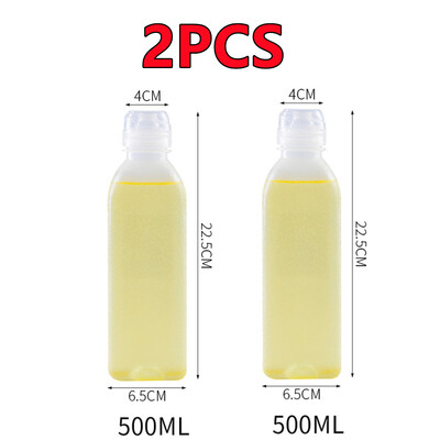 Naujas 6-1 vnt. 300 ml / 500 ml virtuvės aliejaus buteliuko dozatorius, purškiamas buteliukas, pagardas kepimui kečupas garstyčių actas alyvuogių aliejus