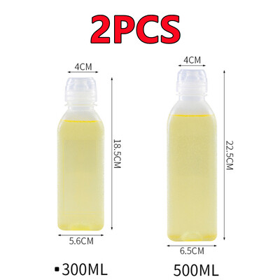 Naujas 6-1 vnt. 300 ml / 500 ml virtuvės aliejaus buteliuko dozatorius, purškiamas buteliukas, pagardas kepimui kečupas garstyčių actas alyvuogių aliejus