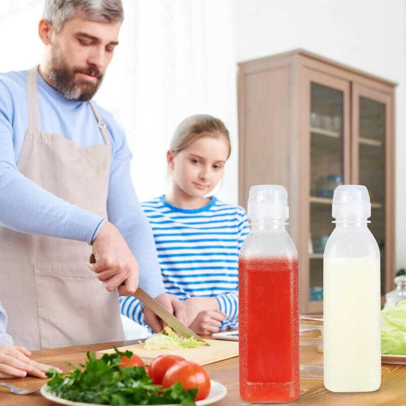Naujas 6-1 vnt. 300 ml / 500 ml virtuvės aliejaus buteliuko dozatorius, purškiamas buteliukas, pagardas kepimui kečupas garstyčių actas alyvuogių aliejus