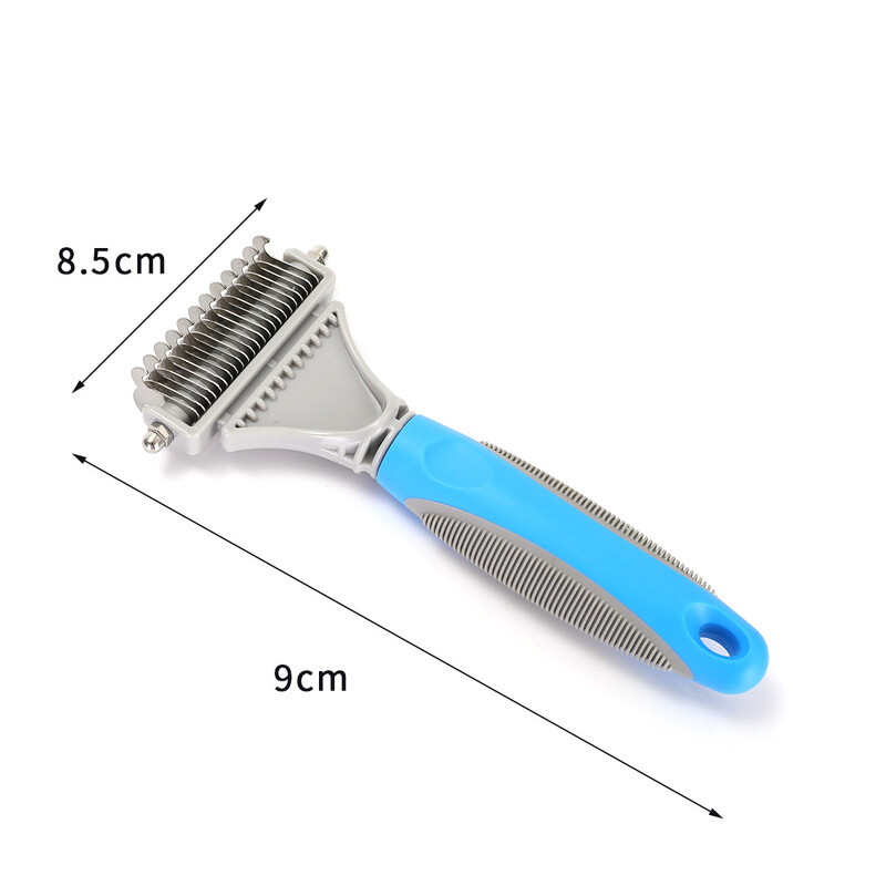 Lemmikkasside karvaeemaldusnõela kamm, kirbueemaldushari, kassi artefakt, lemmiklooma kamm kassikoera juuste puhastamiseks