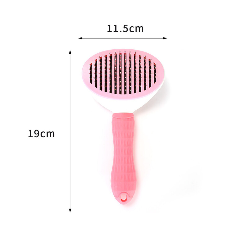 Lemmikkasside karvaeemaldusnõela kamm, kirbueemaldushari, kassi artefakt, lemmiklooma kamm kassikoera juuste puhastamiseks