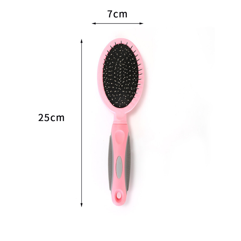 Lemmikkasside karvaeemaldusnõela kamm, kirbueemaldushari, kassi artefakt, lemmiklooma kamm kassikoera juuste puhastamiseks