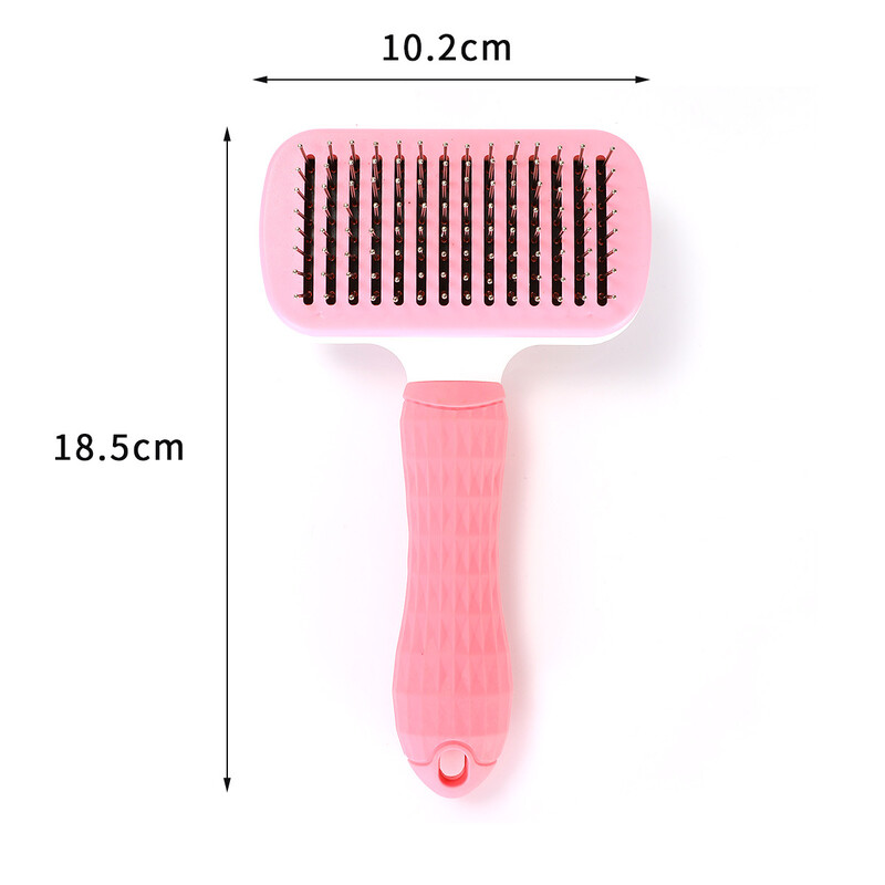 Lemmikkasside karvaeemaldusnõela kamm, kirbueemaldushari, kassi artefakt, lemmiklooma kamm kassikoera juuste puhastamiseks