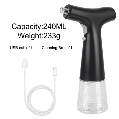 Za BBQ Kuhinjski raspršivač za ulje Kreativna staklenka od sojinog umaka Boca za pohranu octa USB punjenje Električni dozator za raspršivač boce s maslinovim uljem