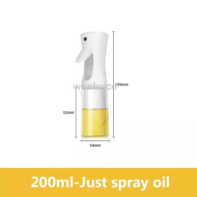 Oil Cruet Kitchen Oliiviõli pihusti Kahe otstarbega köögiõli pihusti lekkekindel pihustuspudel köögi majapidamises