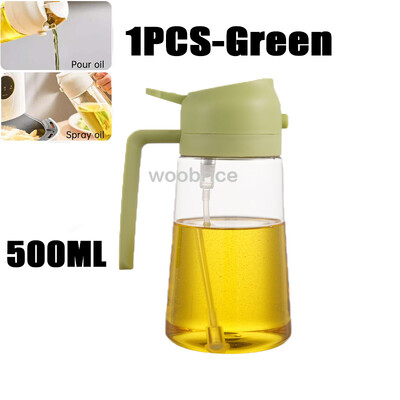 Oil Cruet Kitchen Oliiviõli pihusti Kahe otstarbega köögiõli pihusti lekkekindel pihustuspudel köögi majapidamises