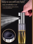 Zackoo 304 boca s raspršivačem od nehrđajućeg čelika Pulverizador Aceite Oil boca s raspršivačem Aceite Pulverizador Aceite Cocina staklena posuda