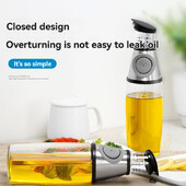 250/500ml Presuojamas alyvuogių aliejaus dozatorius, matavimo siurblys lauko kepsninei kepimo aliejaus butelis acto sojų padažo butelis Pradžia