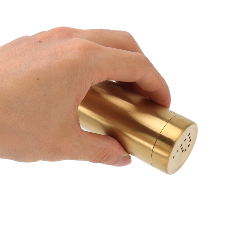 2 vnt Auksinis stiklainis, nerūdijančio plieno, rūdijančio plieno varžtas su atviru viršumi prieskonių plaktuvu, skirtas druskai cukrui pipirams ir paprikai