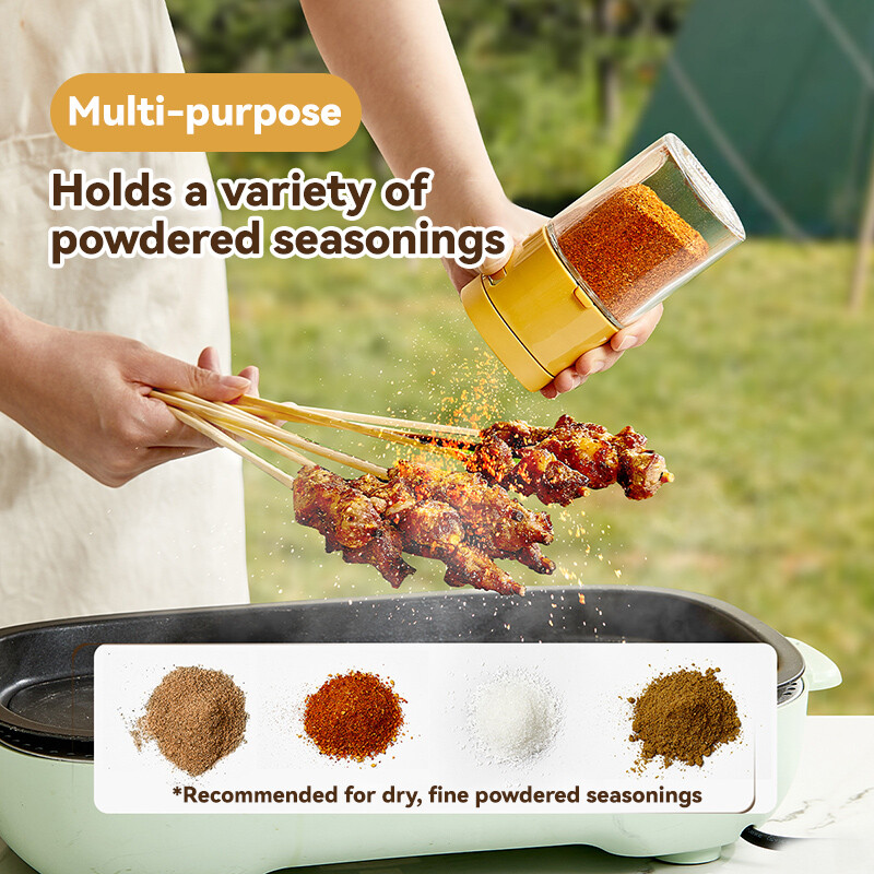 Staklena staklenka za kvantitativne začine od 180 ml, boca za kontrolu soli, kuhinjska limenka za začine za kućanstvo, zatvorena staklenka za sol