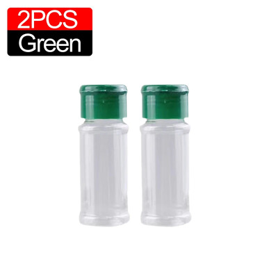 Sticla transparentă de condimente de 100 ml Agitatoare sare piper Borcane din plastic pentru condimente pentru grătar Cutie pentru condimente Articole de bucătărie Cutie de depozitare a pulberii