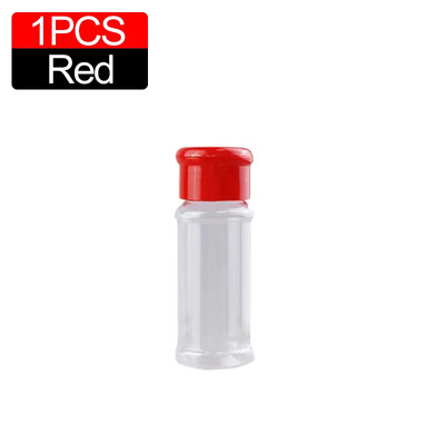 Sticla transparentă de condimente de 100 ml Agitatoare sare piper Borcane din plastic pentru condimente pentru grătar Cutie pentru condimente Articole de bucătărie Cutie de depozitare a pulberii