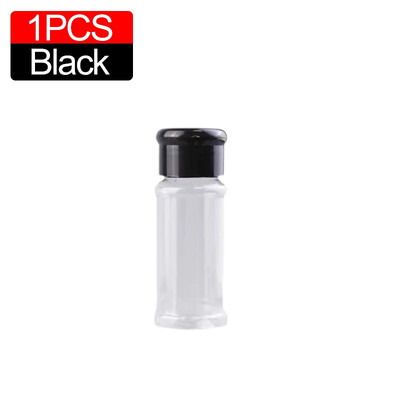 Sticla transparentă de condimente de 100 ml Agitatoare sare piper Borcane din plastic pentru condimente pentru grătar Cutie pentru condimente Articole de bucătărie Cutie de depozitare a pulberii