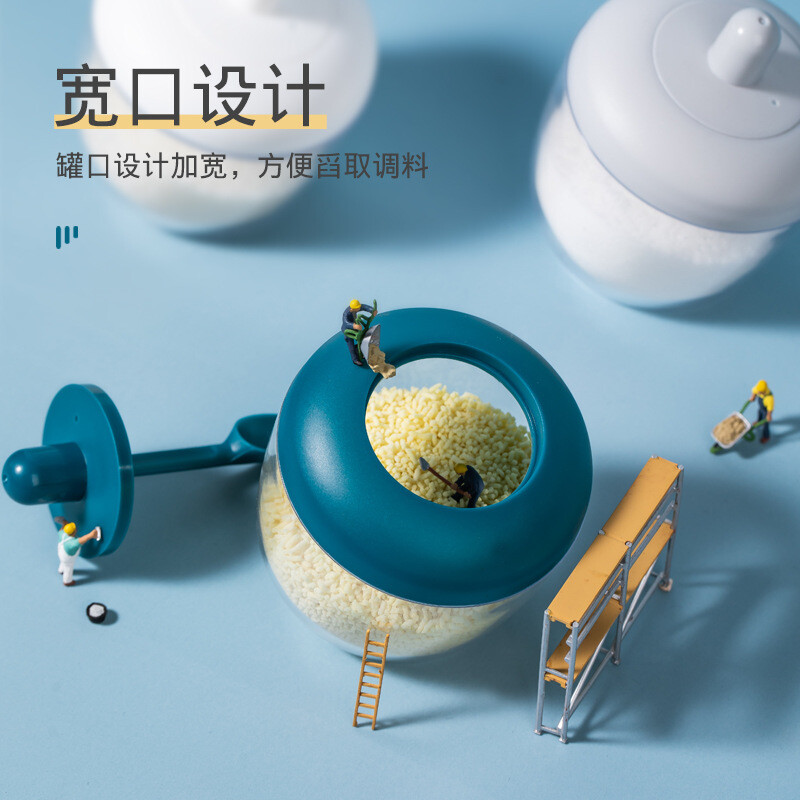 1 tk Jaapani köögi ümmargune maitseainepurk lusikaga maitseainepudeliga, pipra maitseainekarp, kodune soolaloks