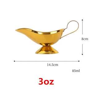 304 kaste Dripless Lip Salt Spice Gravy Boat Kitchen restorani praad Kastmed huule roostevabast terasest kastme säilituskasti vürtsipurgid