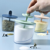 Maitseainepurgi komplekt kaanega Lusikas majapidamistarbeks köögis Maitseainepudel Soola-vürtsikonteiner Suhkru maitseainekonteiner Aksessuaarid