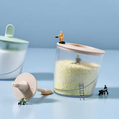 Maitseainepurgi komplekt kaanega Lusikas majapidamistarbeks köögis Maitseainepudel Soola-vürtsikonteiner Suhkru maitseainekonteiner Aksessuaarid