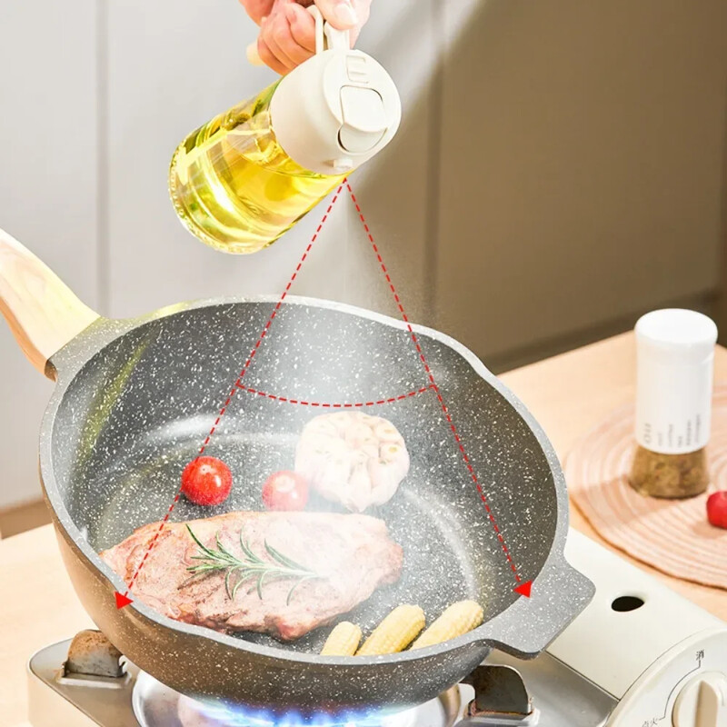 2in1 500 ml klaasist pihustatav õlipihusti pudel pihustusõli dosaator õlipurk Cruet BBQ köök küpsetamine röstimine pikniku köögitööriist