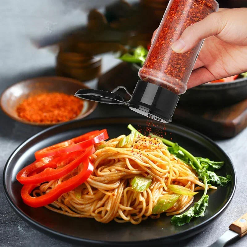 Vürtspurkide komplekt 5/10/15/20 tk Vürtside purgid Soola- ja piprašeiker maitseainepurk Vürtside organiseerija plastikust grillmaitseaine