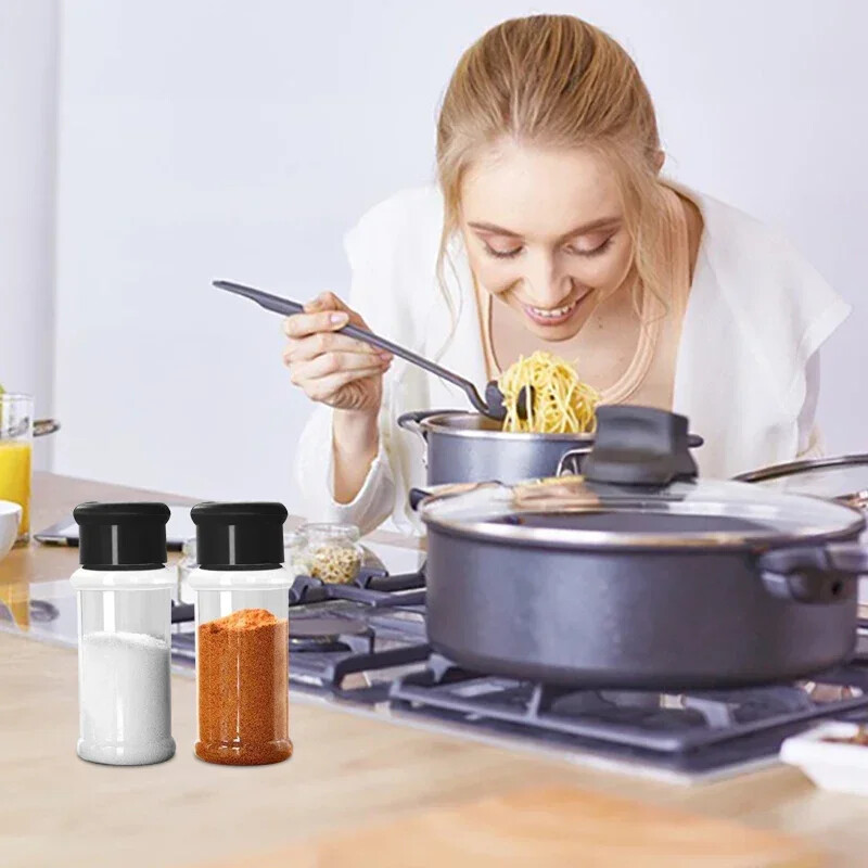 Vürtspurkide komplekt 5/10/15/20 tk Vürtside purgid Soola- ja piprašeiker maitseainepurk Vürtside organiseerija plastikust grillmaitseaine