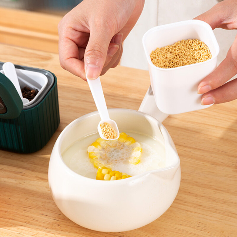 Kutija s 4 rešetke Kutija za začine Staklenka za začine Kuhinjski organizator i pohrana Staklenke za začine Spremnik za sol i papar Posuda Set posuda za začine