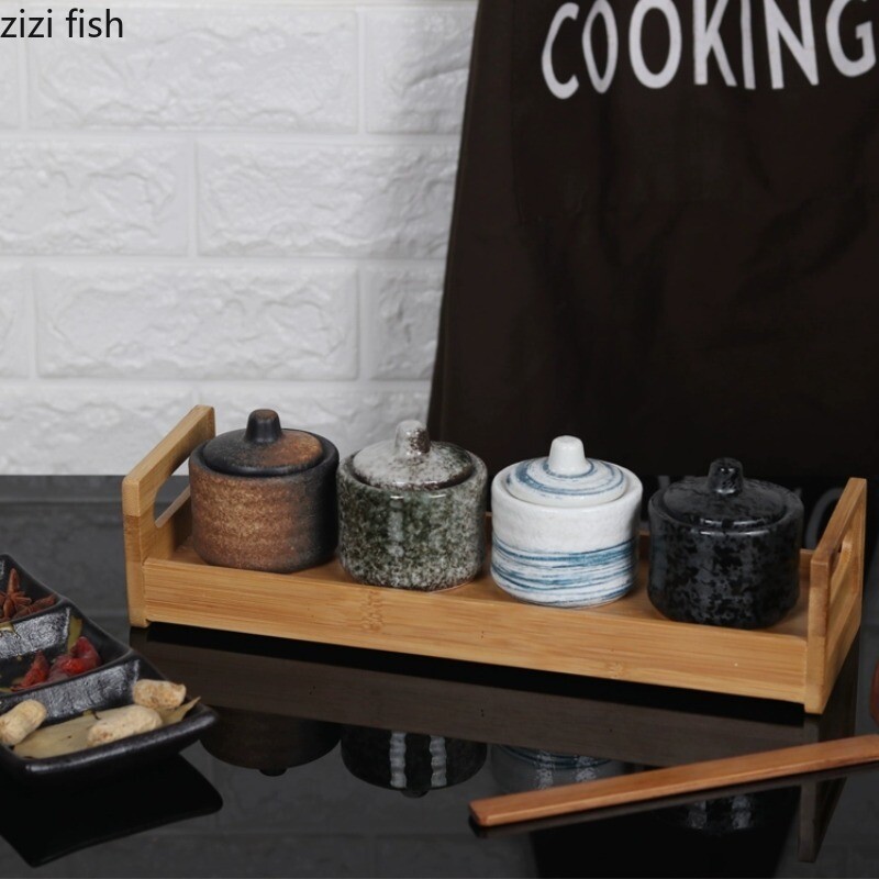 Kuhinjski pribor Keramička staklenka za začine Staklenka za začine Boca začina Posude za začine Solnik Staklenke za šećer Kutija za začine Staklenke za pohranu