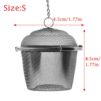 1PC Okus za juhu Kutija za začine od nehrđajućeg čelika Košarica salamura Vrući lonac Odvajanje šljake Cjedilo Cjedila Alati za kuhanje 3 veličine