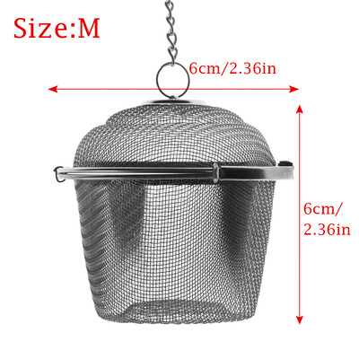 1PC Okus za juhu Kutija za začine od nehrđajućeg čelika Košarica salamura Vrući lonac Odvajanje šljake Cjedilo Cjedila Alati za kuhanje 3 veličine