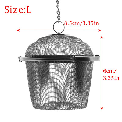 1PC Okus za juhu Kutija za začine od nehrđajućeg čelika Košarica salamura Vrući lonac Odvajanje šljake Cjedilo Cjedila Alati za kuhanje 3 veličine
