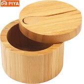 Druskos rūsys su mini šaukštu Virtuvinė druskos dėžutė su pasukamu magnetiniu dangteliu, pipirų prieskonių vonia, druska, jūros indelį, talpyklą