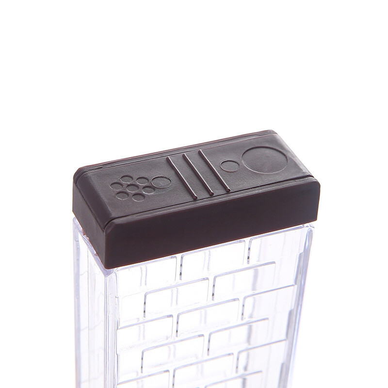 6 vnt./komplektas Prieskonių prieskonių dėžutė PP Druskos pipirų stiklainių dėžutė virtuvės prieskonių laikymo organizatoriaus dėžutė Namų organizavimas
