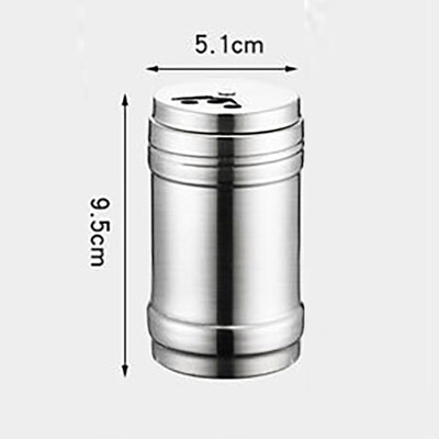 Staklenka za začine od nehrđajućeg čelika, rotirajući čep, posuda za pohranu začina, posuda za soljenje začina, papar, kuhinjski alati