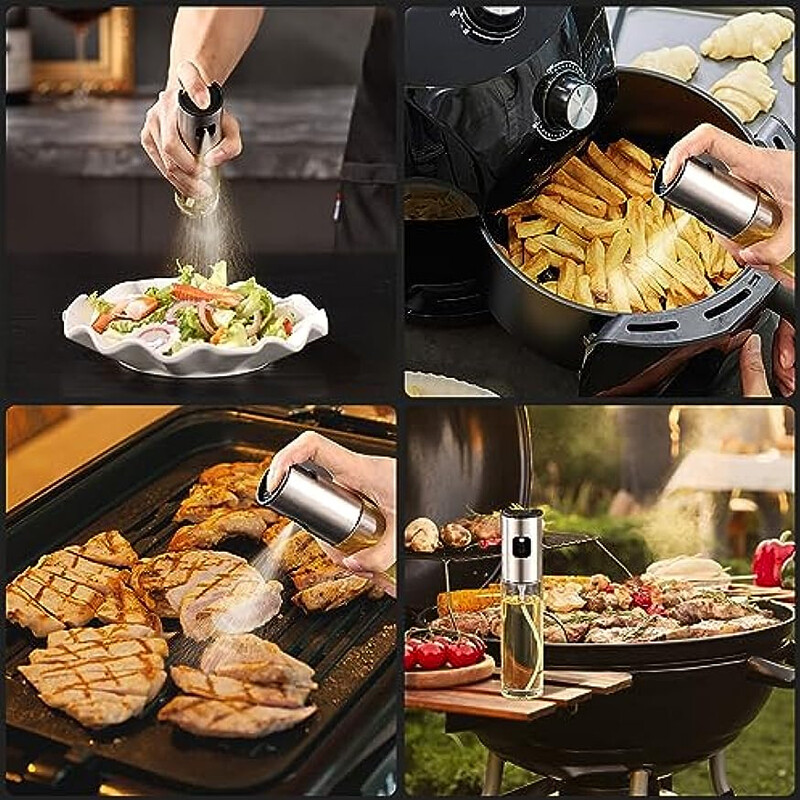 Õlipihusti toiduvalmistamiseks Pihustipudel Köögividinad Õhkfritüüri tarvikud Canola Oil Spritzer Kasutatakse laialdaselt salati grillimiseks