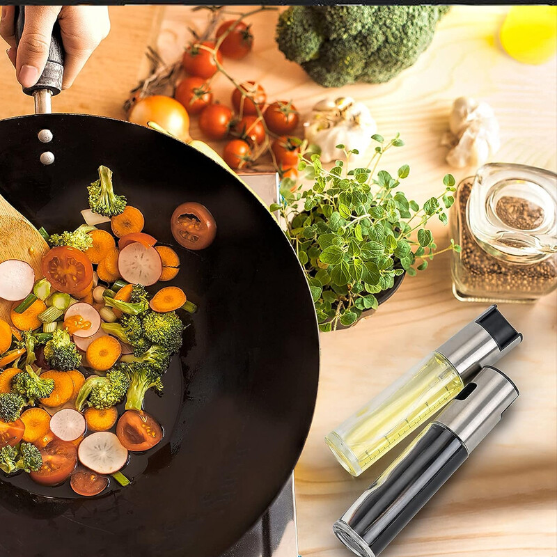 Õlipihusti toiduvalmistamiseks Pihustipudel Köögividinad Õhkfritüüri tarvikud Canola Oil Spritzer Kasutatakse laialdaselt salati grillimiseks