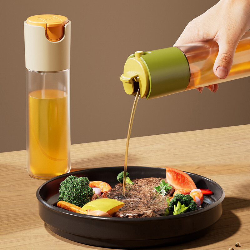 285 ml purškiamas aliejaus butelis virtuvės kepsninės kepimui alyvuogių aliejaus dozatorius stovyklavietėje kepimo tušti acto sojos padažo purkštuvai