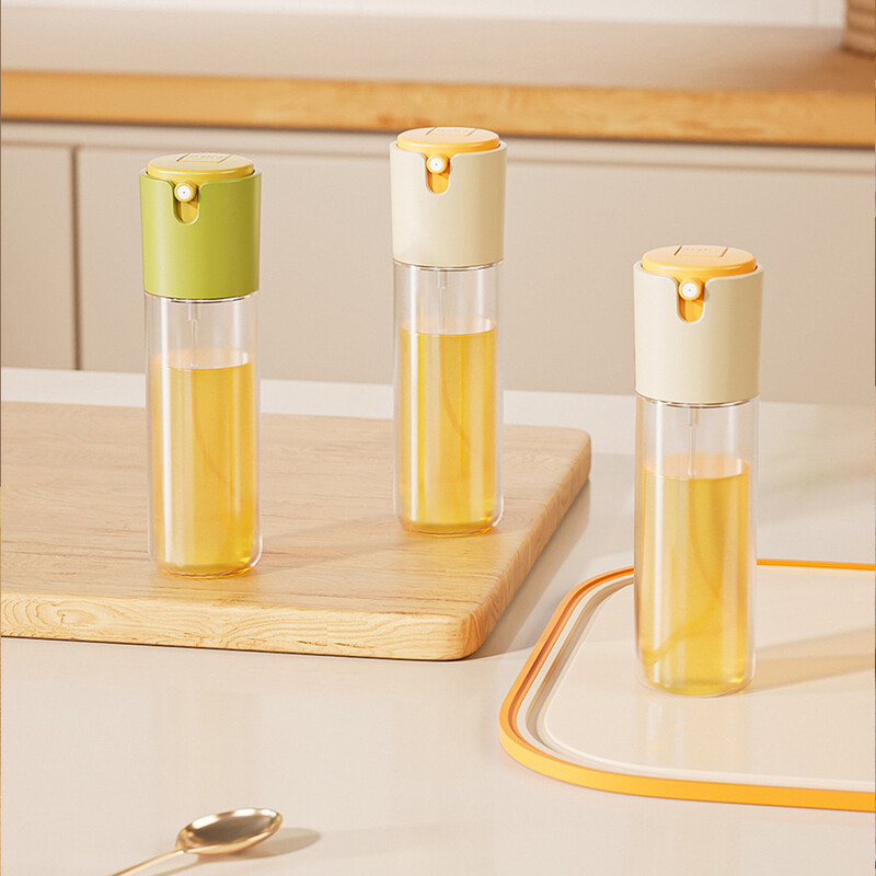 285 ml purškiamas aliejaus butelis virtuvės kepsninės kepimui alyvuogių aliejaus dozatorius stovyklavietėje kepimo tušti acto sojos padažo purkštuvai