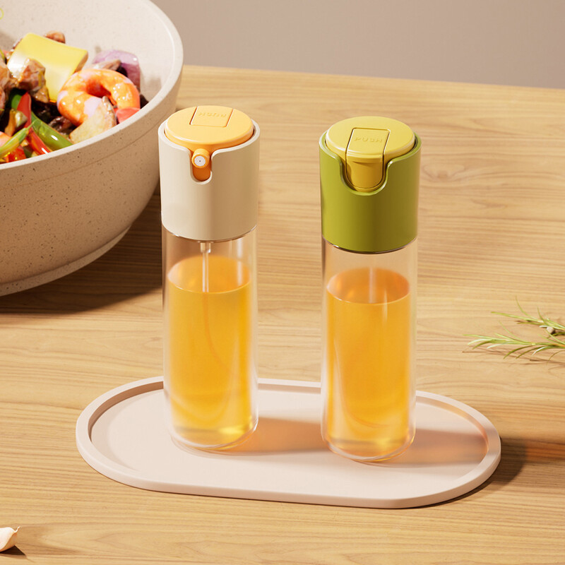 285 ml purškiamas aliejaus butelis virtuvės kepsninės kepimui alyvuogių aliejaus dozatorius stovyklavietėje kepimo tušti acto sojos padažo purkštuvai