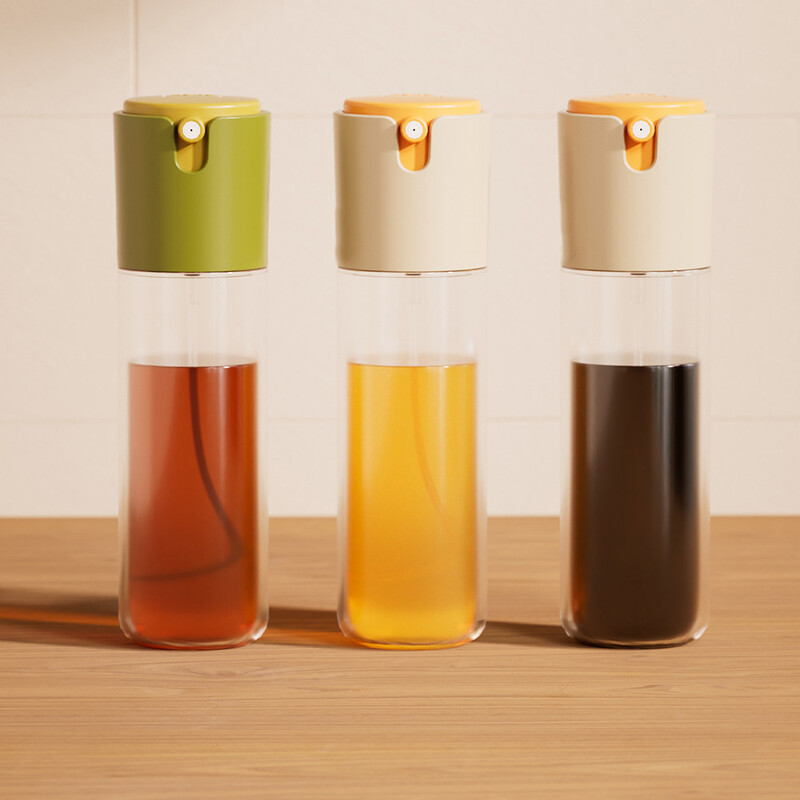 285 ml purškiamas aliejaus butelis virtuvės kepsninės kepimui alyvuogių aliejaus dozatorius stovyklavietėje kepimo tušti acto sojos padažo purkštuvai