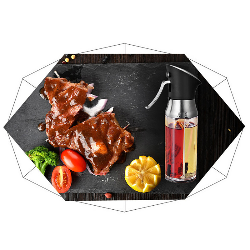 2-ühes õlipudeli pihusti köögitarvikud Köögi doseerimisõli pihusti maitseaine udu pudeli jaotur köögitööriistade tarvikud