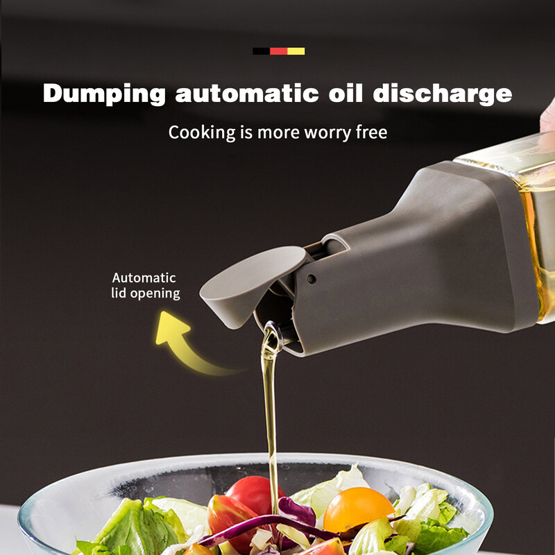 1kom boca s dozatorom maslinovog ulja Automatski preklopni spremnik za začine Lonac za začine s automatskim zatvaračem Lonac za ulje velikog kapaciteta Kuhinjski pribor