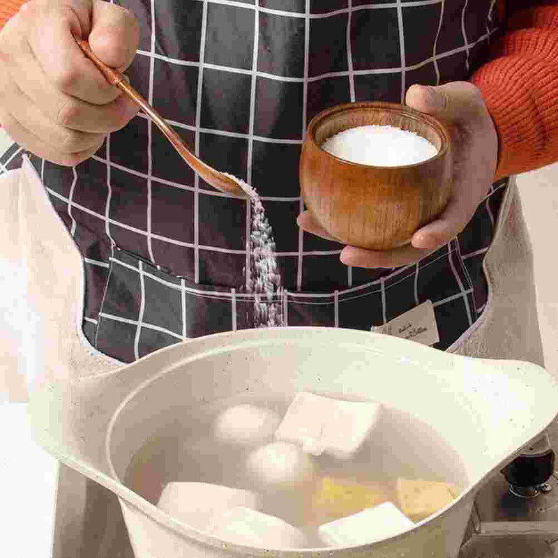 Puidust nikerdatud vürtsipurk Köök soolapurgid Tolmukindel maitseainete säilituskonteiner